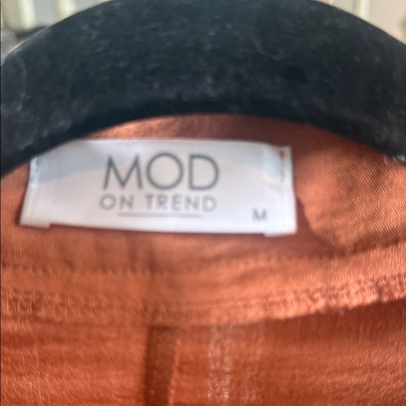 Mod On Trend Rust Cardigan - Picture 2 of 2